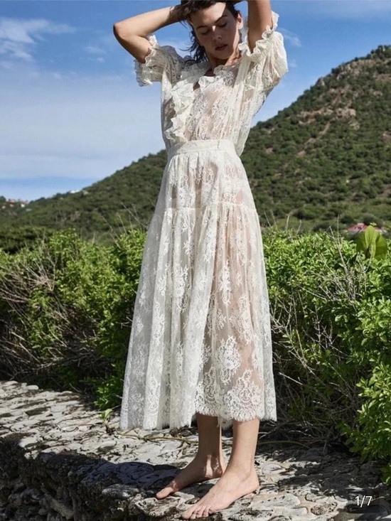 Doen Dresses & Skirts - Doen Lace Sebastiane Skirt